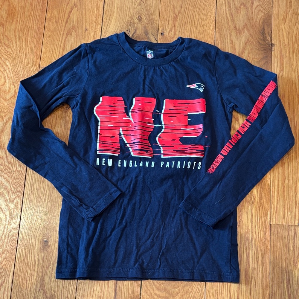 Patriots Navy Long Sleeve Tee